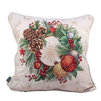 Polštář DC CORDONE FESTONE s věncem 40x40cm