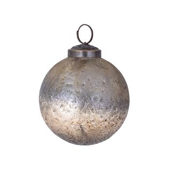 Ozdoba koule skleněná zlatá 8cm