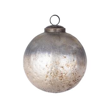 Ozdoba koule skleněná zlatá 10cm