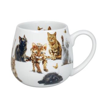 Hrnek buclák porcelánový KOČKY CHLUPATÉ TLAPKY 420ml