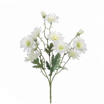 Chryzantéma trs umělá bílá 65cm