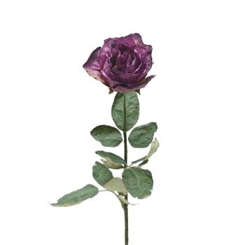 Růže MONET řezaná umělá fialová 65cm