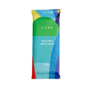 Čokoláda mléčná LYRA Gallery 80g