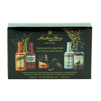 Pralinky lahvičky mléčné s likérem ANTHON BERG 64g