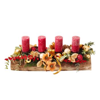 Třpytivé Vánoce - parter na stůl 70cm