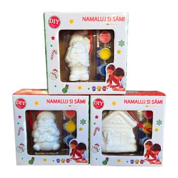 Sada na malování s vánočním motivem mix 8cm