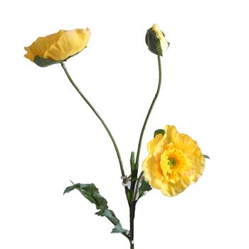 Vlčí mák řezaný umělý žlutý 73cm