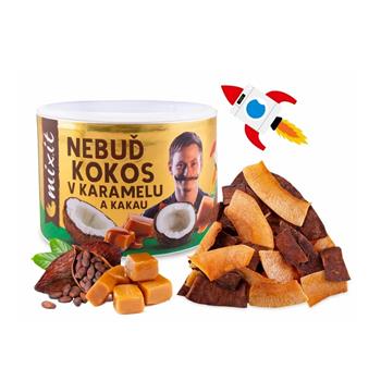Mixit Chipsy kokosové Nebuď kokos v karamelu a kakau 100g
