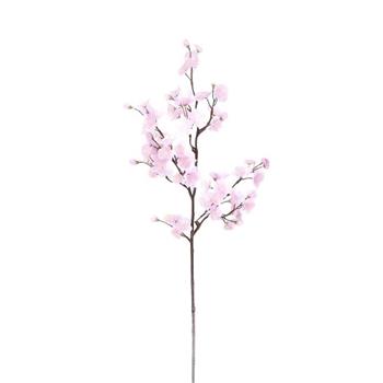 Větev třešeň umělá růžová 76cm
