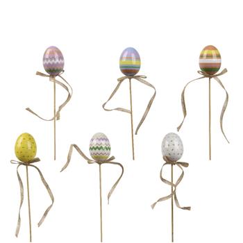 Zápich pěnové  vejce v mixu provedení  mix 30cm