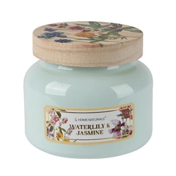 Svíčka vonná ve skle s víčkem Waterlily & Jasmine 8,5cm