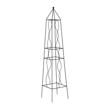 Opora/obelisk GORONNA hranatá kovová 135/180cm