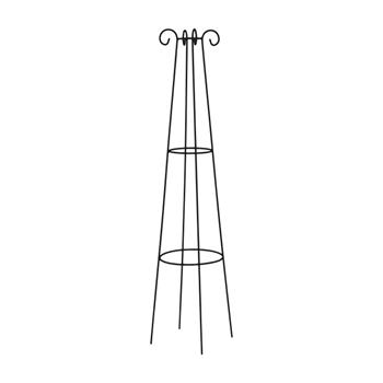 Opora/obelisk ALLIER kulatá kónická kovová 180cm