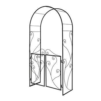 Opora/loubí ROMANTIK jednoduchá s brankou kovová 233cm