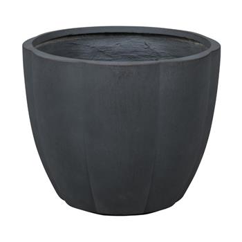 Květináč LUTON 04G fiberclay tm.šedá 43,5cm