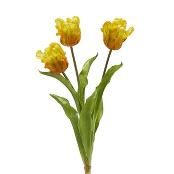 Tulipán PARROT ve svazku umělý 3ks