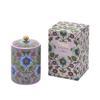 EDG Svíčka vonná s poklopem v keramice MING Fig & Gardenia 14cm