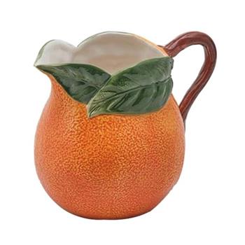Džbán keramický pomeranč s 1 uchem oranžový 21cm