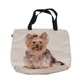 Taška látková na zip YORKIE 40x40cm