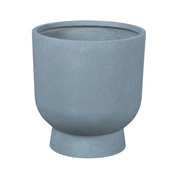 Květináč na noze ABERDEEN 01E fiberclay šedý 33cm