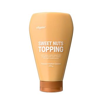 Topping Vilgain arašídy se slaným karamelem 270g