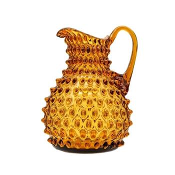 Džbán skleněný POLKA DOT s 1 uchem amber 750ml