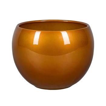 Obal LUNA 14 SO keramický práškovaný jantarový 14cm
