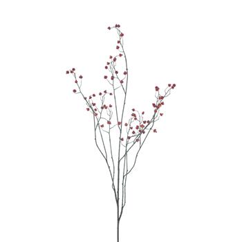 Šípková větev umělá červená 134cm