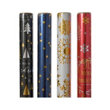 Celofán/fólie s vánočním motivem mix 0,7x2m