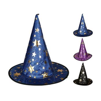 Klobouk čarodějnický HALLOWEEN mix 32cm