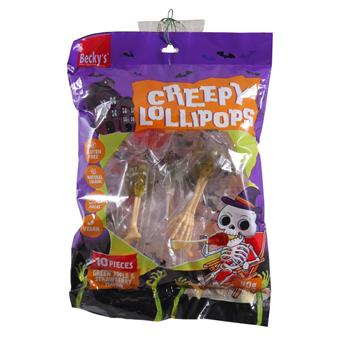 Lízátka Halloween mix 10ks