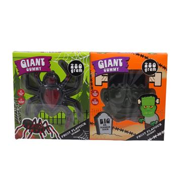 Želé bonbón XL pavouk/Franknstein mix 280g