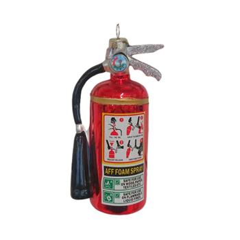 Ozdoba hasící přístroj červený 13cm