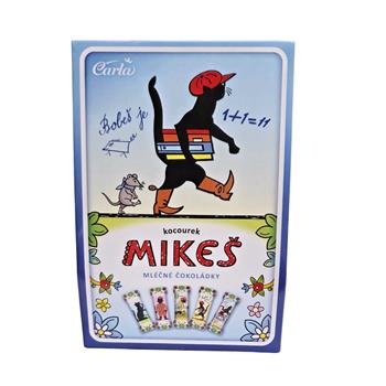 Mléčná čokoláda - neapolitánky KOCOUR MIKEŠ 125g