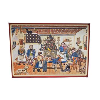 Přání s hořkou čokoládou 70% LADOVY VÁNOCE 20g