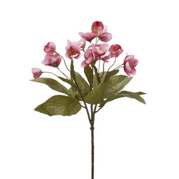 Čemeřice řezaná umělá růžová 57cm