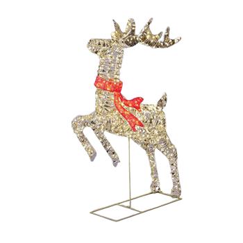 Sob se šálou svítící venkovní 720 microLED, t.bílá s časovačem 93cm