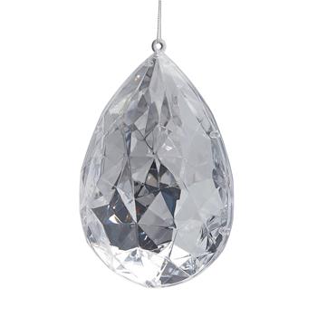 Ozdoba plastová diamantová kapka 19cm