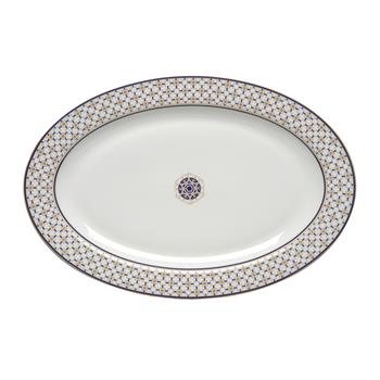 Talíř servírovací oválný porcelánový CHARLES 36x24,5cm