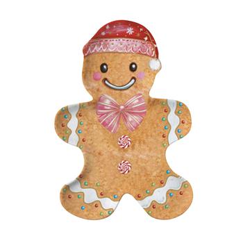 Talíř dezertní porcelánový perníček SWEET CHRISTMAS 25cm