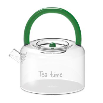 Čajová konvice TEA TIME z borosilikátového skla 0,9 litru