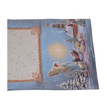 Běhoun DC NATIVITA a andělem u jesliček 0,4x1m