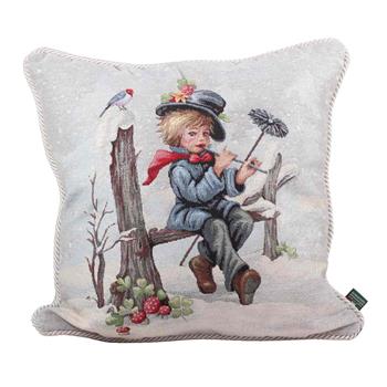 Polštář DC SPAZZACAMINO s kominíkem 40x40cm