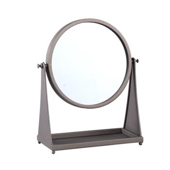 Kovové stolní kulaté zrcadlo FRANCESS 37,5cm