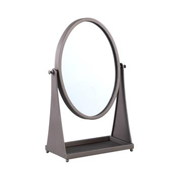 Kovové stolní oválné zrcadlo FRANCESS 43,5cm