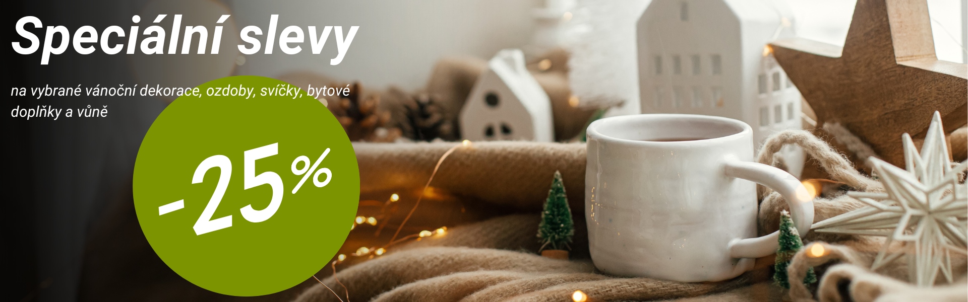 Vánoční nabídka slev 25