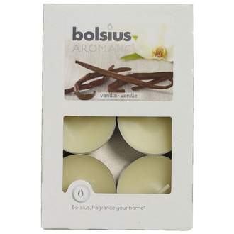 Svíčka čajová vonná BOLSIUS 6ks Vanilia