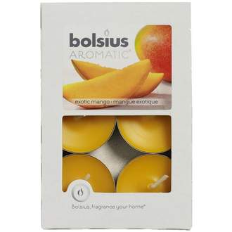 Svíčka čajová vonná BOLSIUS 6ks Exotic Mango