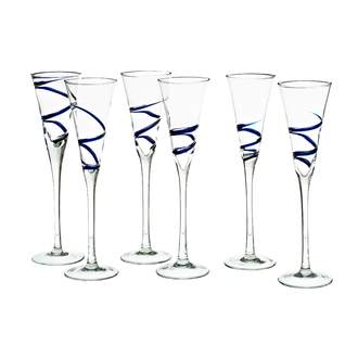 Sklenice na šampaňské FIFTH AVENUE 6ks sklo S&P