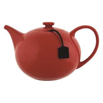 Konvice čajová se sítkem MY TEA keramika/silikon 1,5l červená
